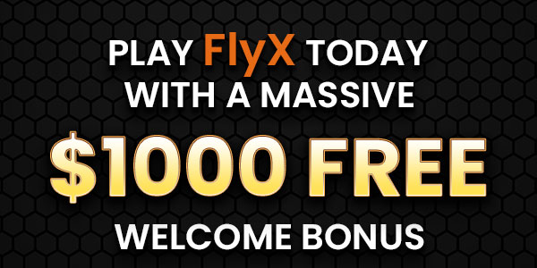 
                                Play it now --> FlyX, $1000 WELCOME BONUS. Turn on your images to see what you’re missing.
                                